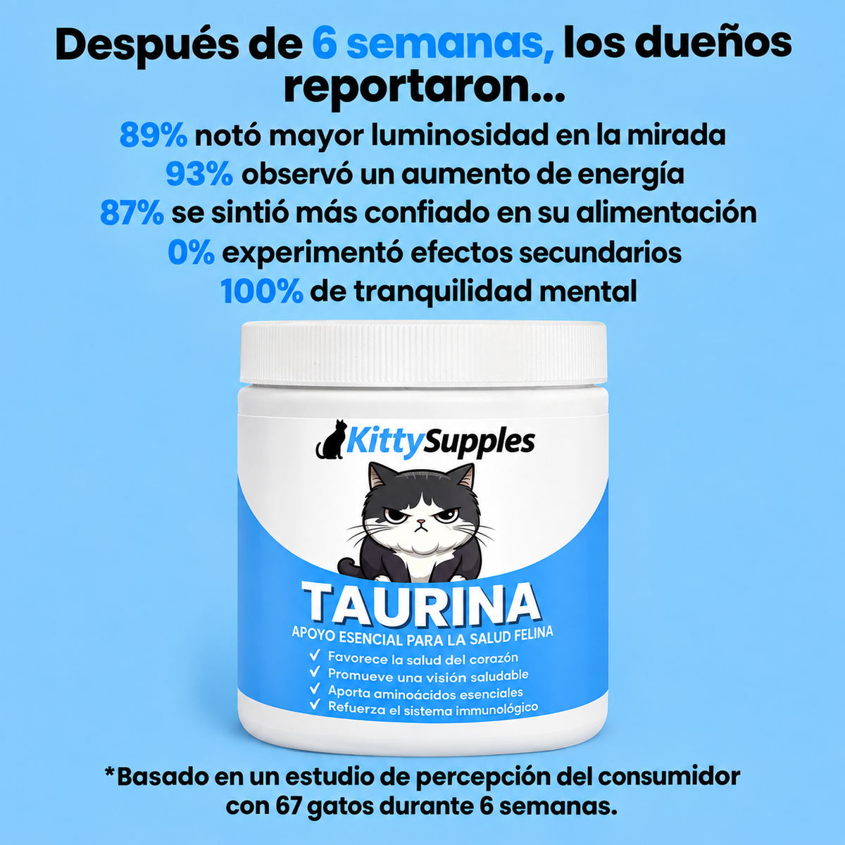 Suplemento de taurina de KittySupples™