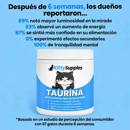 Suplemento de taurina de KittySupples™